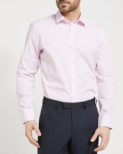 Regular Fit Cotton-Rich Design Shirt