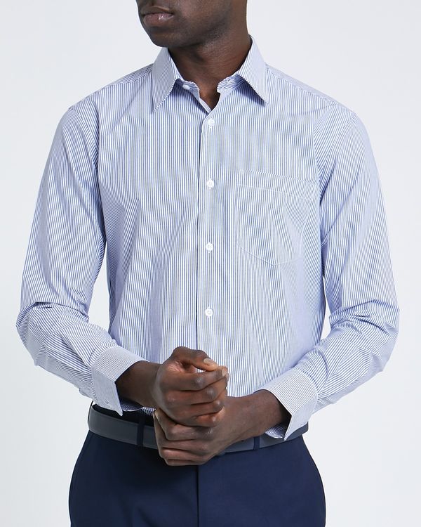 Regular Fit Long-Sleeved Cotton Rich Design Shirt
