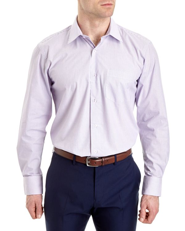 Regular Fit Long-Sleeved Cotton Rich Design Shirt