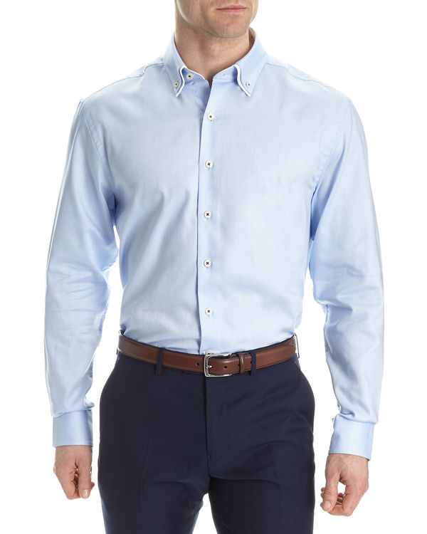 Regular Fit Button-Down Collar Shirt