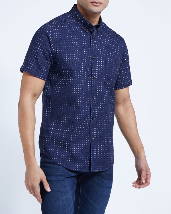 Regular Fit Short-Sleeved Oxford Shirt