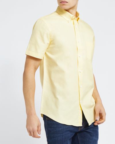 Regular Fit Short-Sleeved Oxford Solid Shirt thumbnail