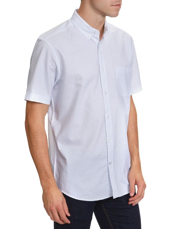Regualr Fit Short-Sleeved Oxford Shirt