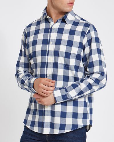 Regular Fit Long-Sleeved Lightweight Flannel Shirt thumbnail