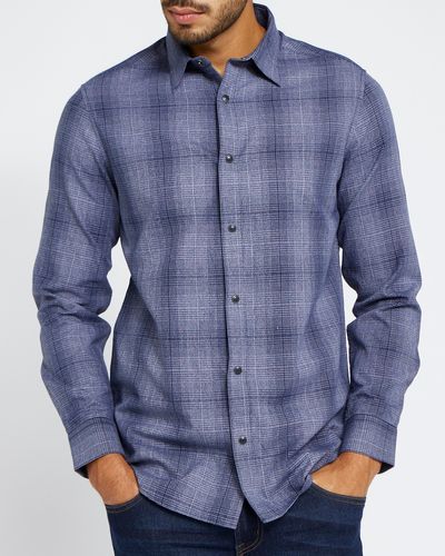 Long-Sleeved Regular Fit Grindle Check Shirt