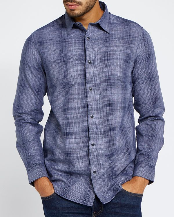 Long-Sleeved Regular Fit Grindle Check Shirt
