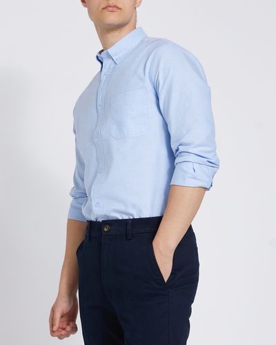 Regular Fit Long-Sleeved Oxford Solid Shirt thumbnail