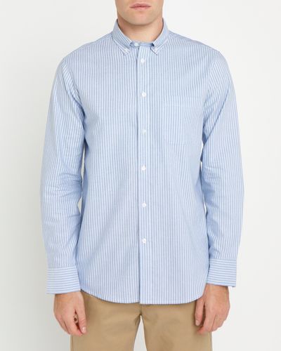 Regular Fit Long-Sleeved Oxford Stripe Shirt thumbnail