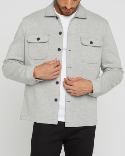Cotton Rich Knitted Overshirt