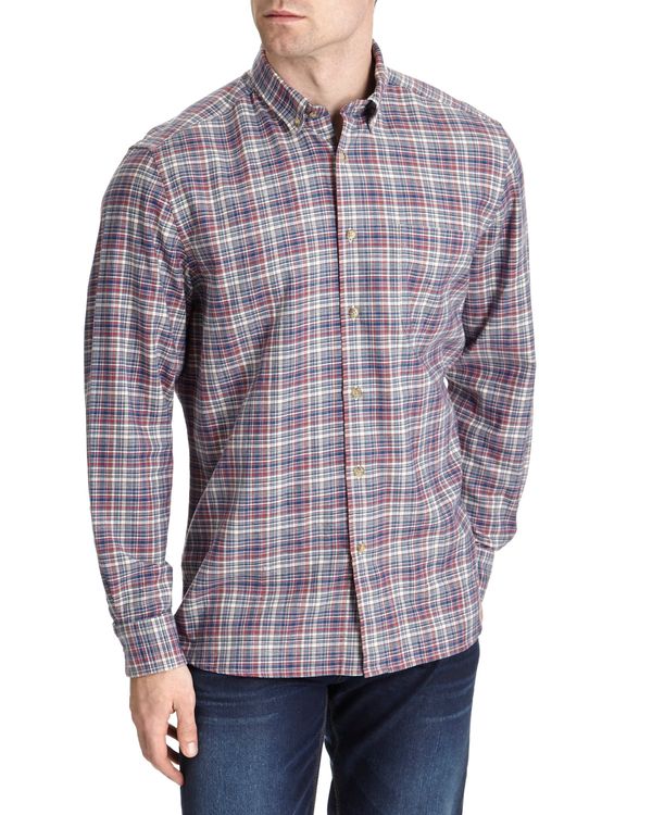 Dunnes Stores | Plum Grindle Check Shirt