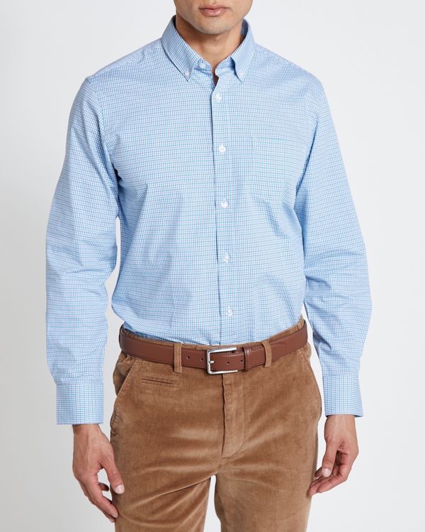 Regular Fit Long-Sleeved Check Shirt