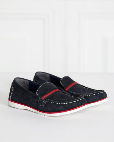 Paul Costelloe Living Boys Suede Loafers thumbnail
