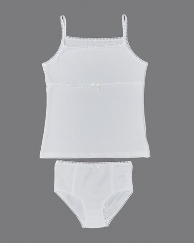 Paul Costelloe Living Ivory Spot Vest And Brief Set (5-10 years) thumbnail