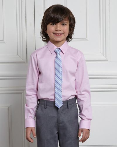 Paul Costelloe Living Pink Shirt With Tie thumbnail