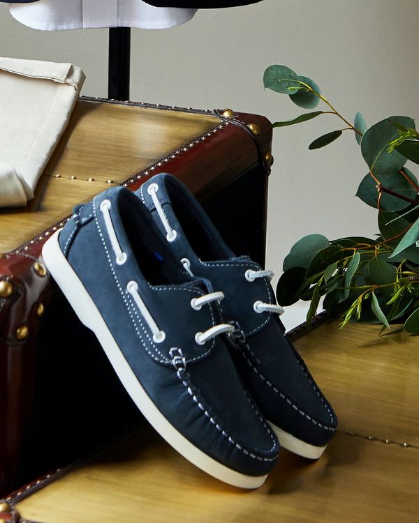 Dunnes Stores | Navy Paul Costelloe Living Boat Shoe (Size 13-5)