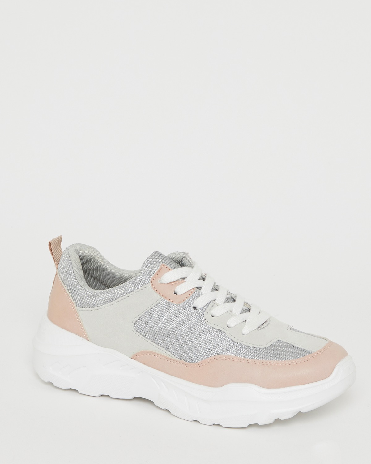 Dunnes Stores | Multi Mesh Contrast Chunky Trainers