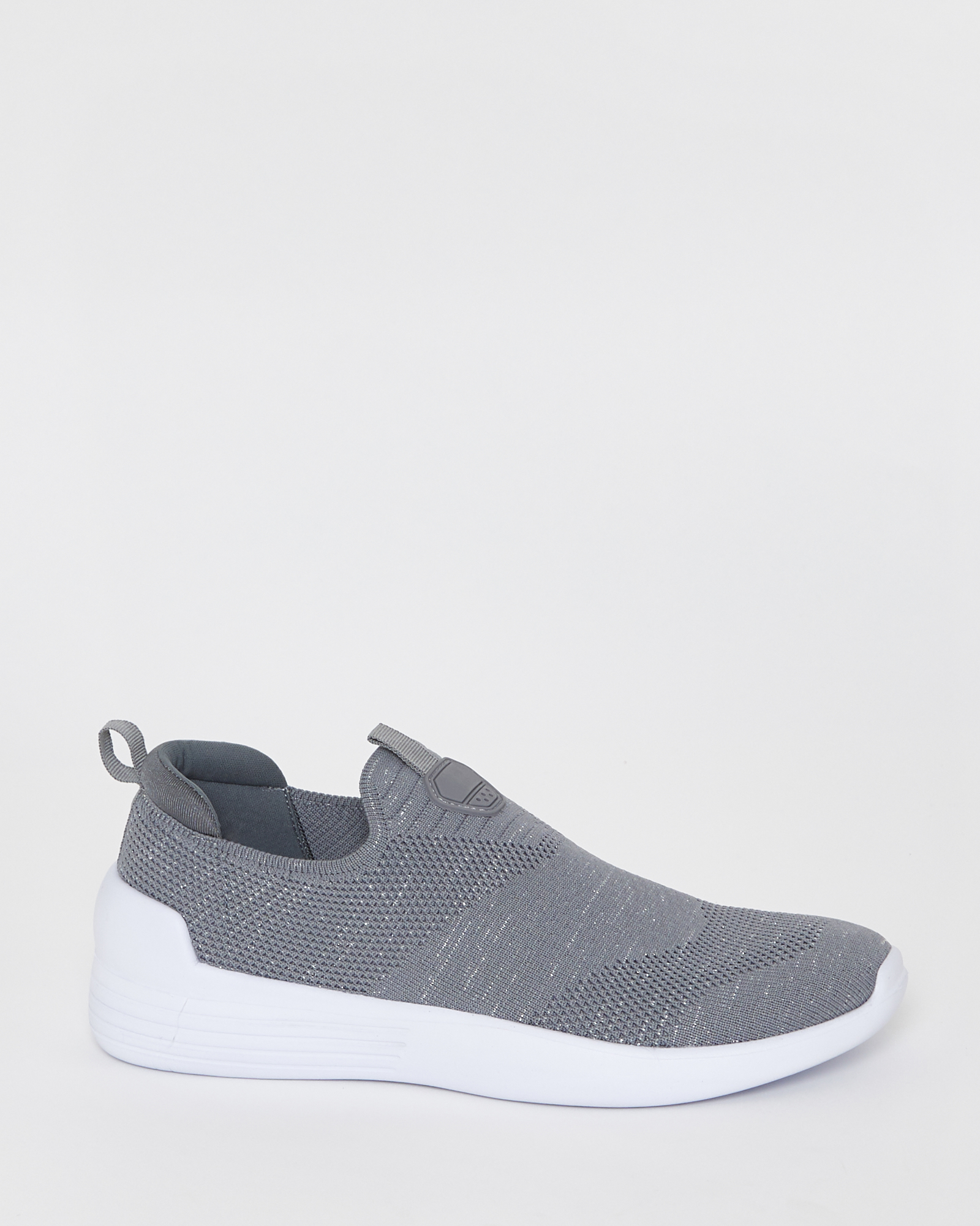 Dunnes Stores | Grey Knit Slip On Shoes