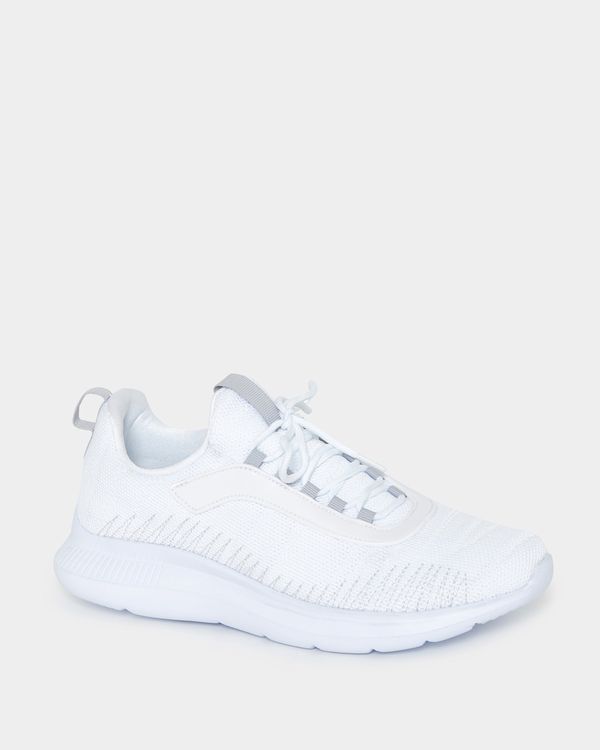 All White Sport Trainers