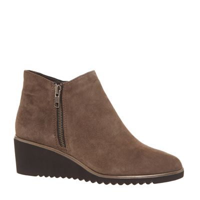 Suede Wedge Ankle Boot thumbnail