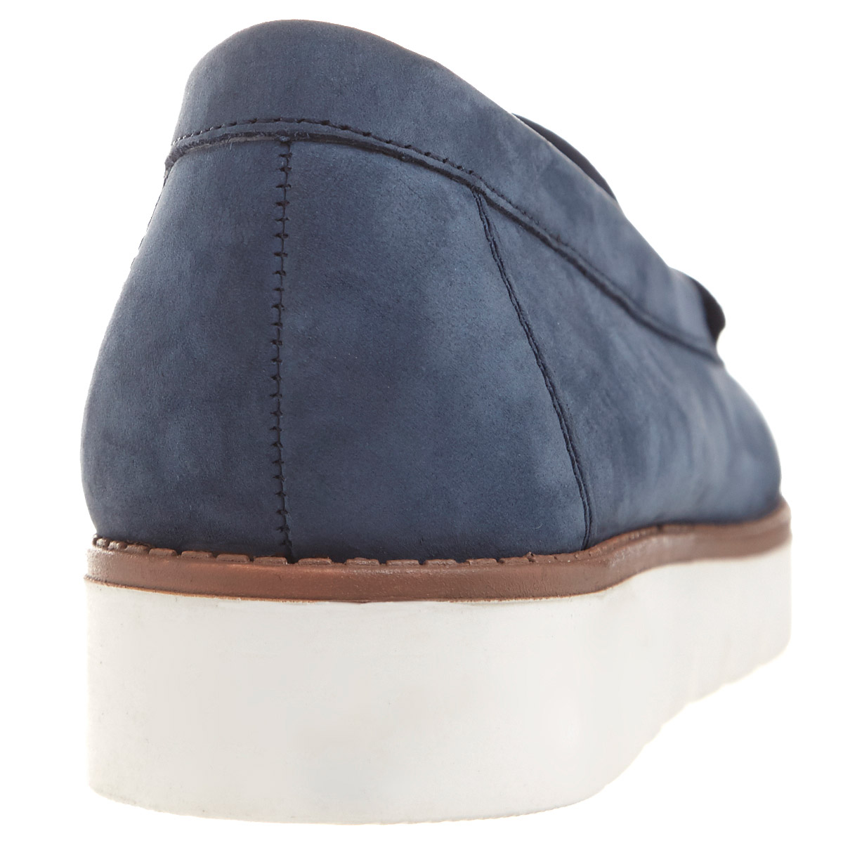 Dunnes Stores  Denim Comfort Bliss Leather Moccasins