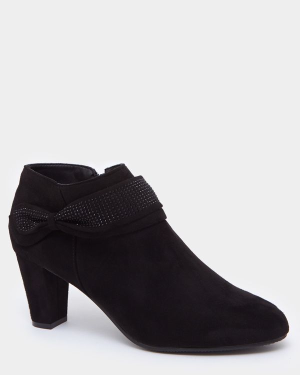 Dunnes Stores | Black Bead Detail Shoe Boot