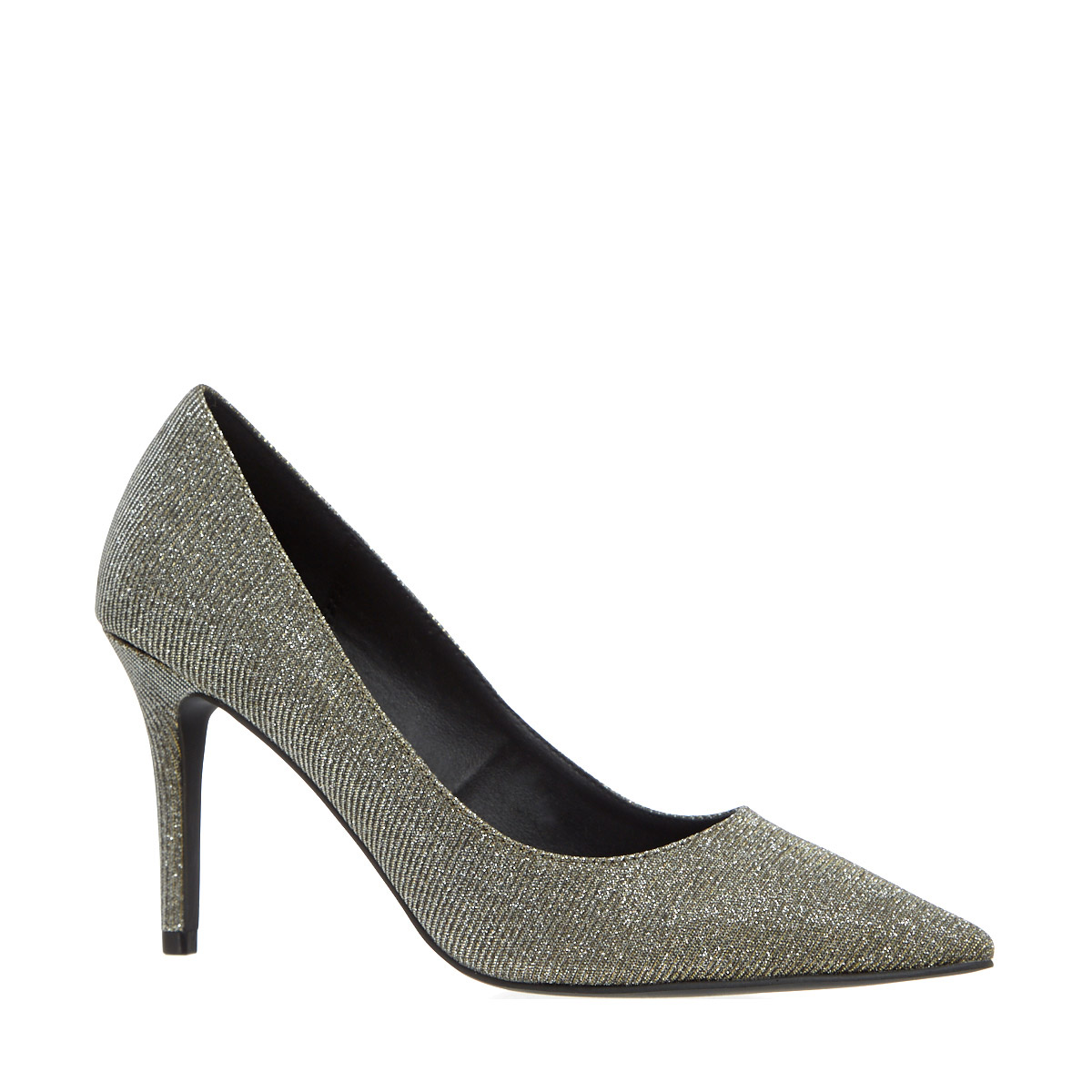 Dunnes Stores | Silver Sparkle Heel Shoes