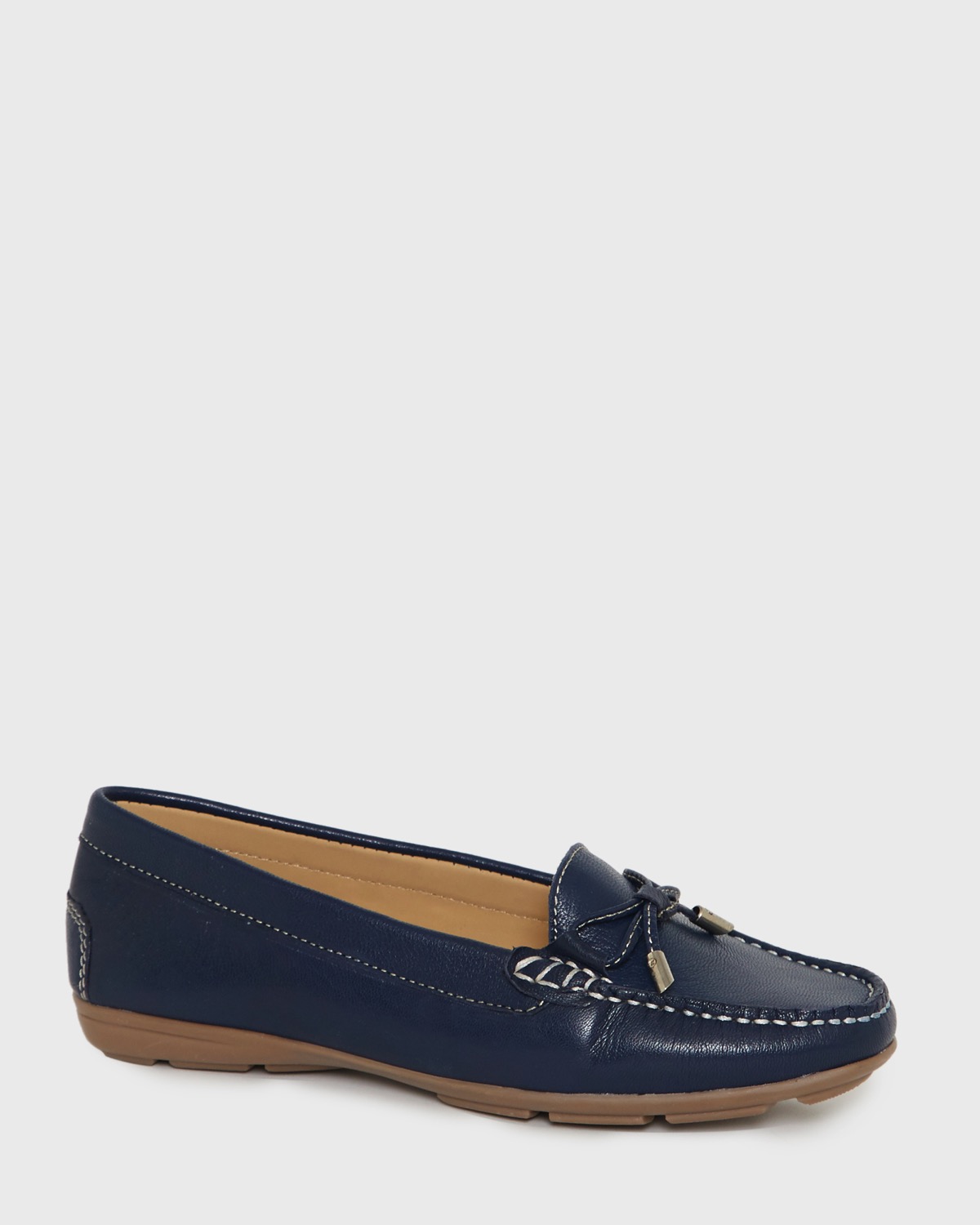 Dunnes Stores | Navy Leather Driving Shoe