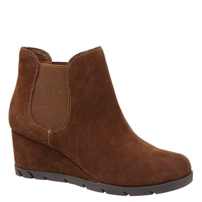 Suede Wedge Ankle Boot thumbnail