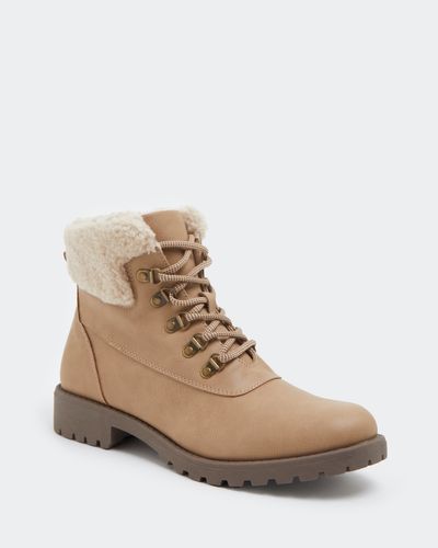 Wide Fit Sherpa Hiking Boots thumbnail
