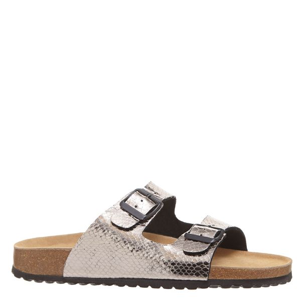 Two Buckle Footbed Sandals