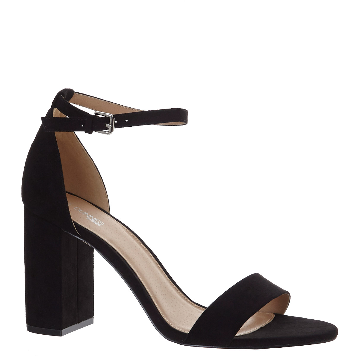 Dunnes Stores | Black Block Heel Sandals