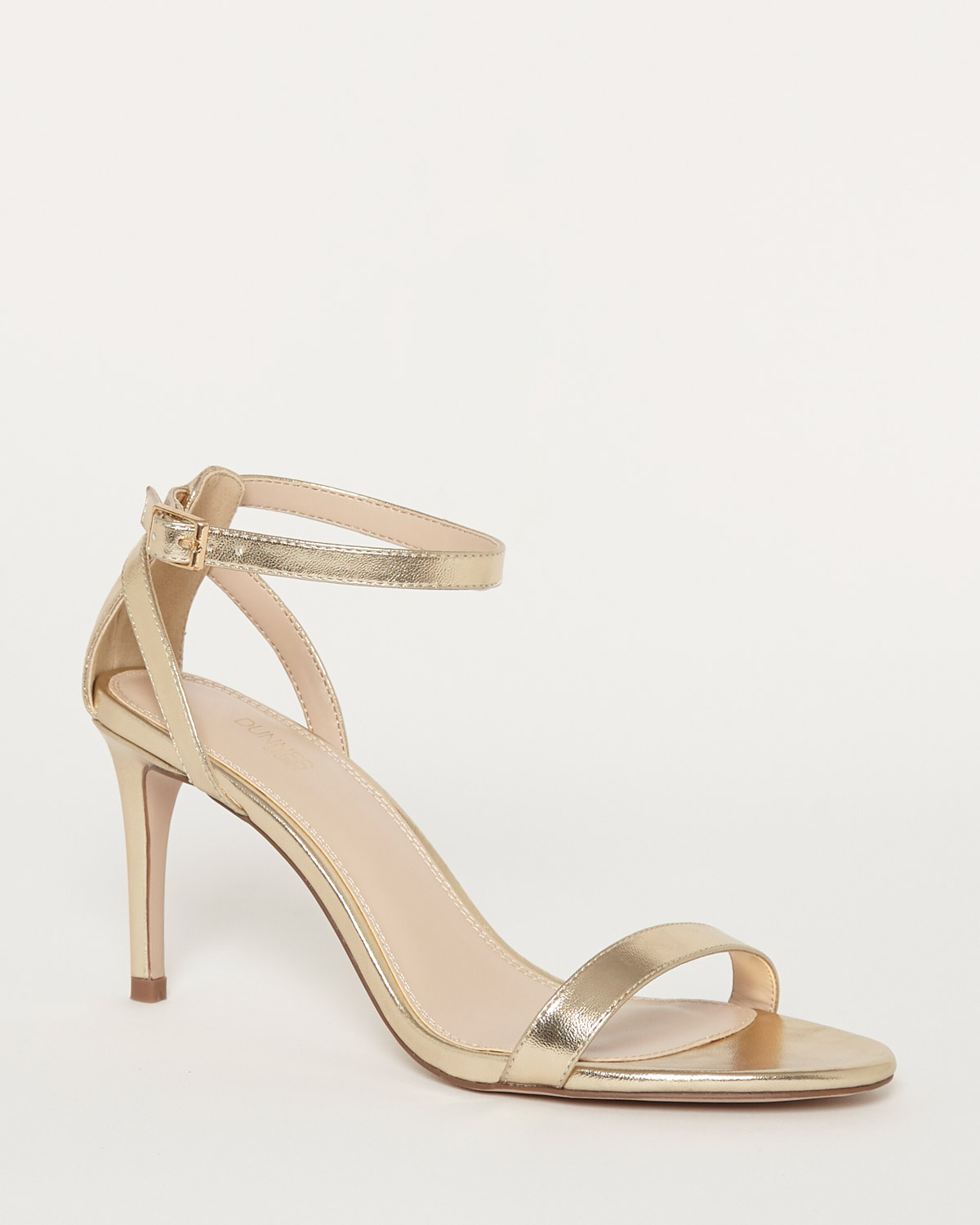 Dunnes Stores | Gold Skinny Heel Sandals