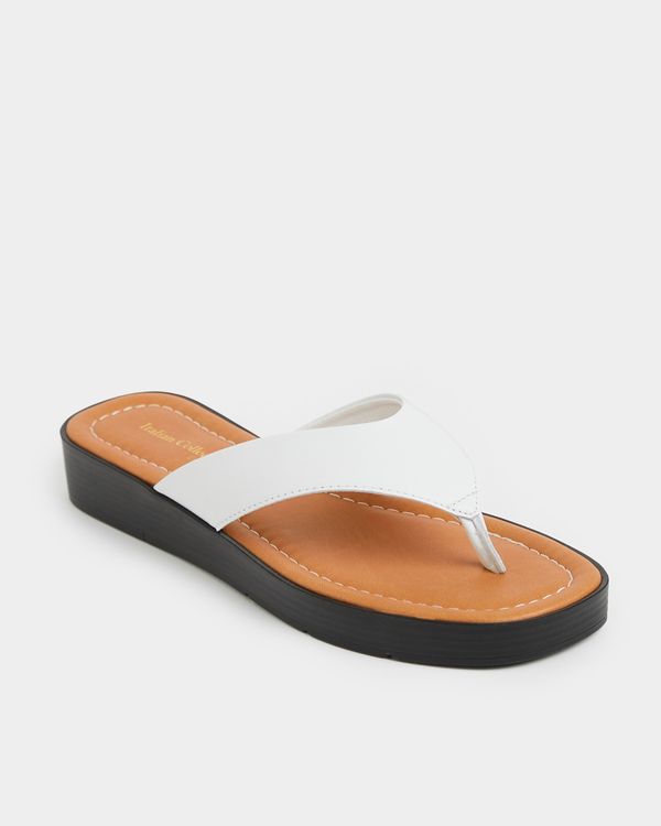 Leather Toepost Sandals