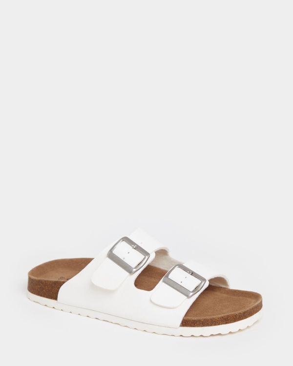 Buckled Footbed Sandals