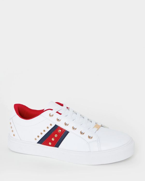 Dunnes Stores | Red Contrast Stripe Trainers