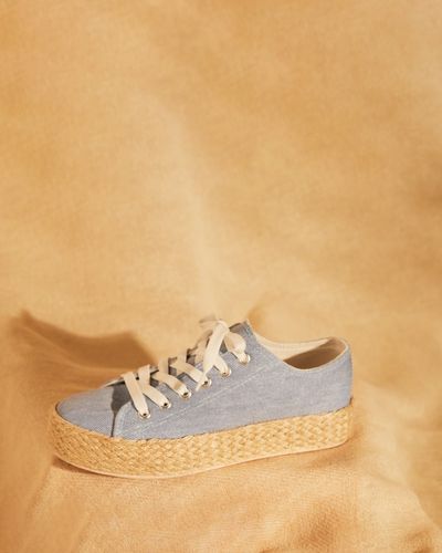 Espadrille Lace-Up Casual Shoes