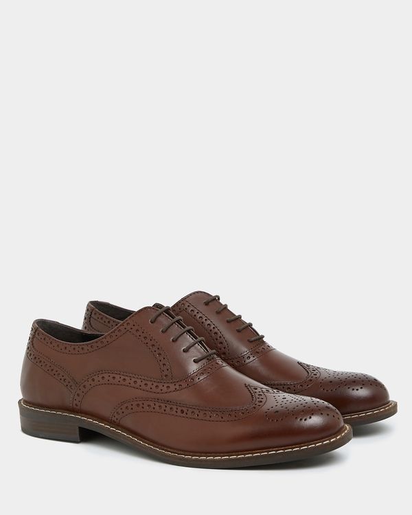 Stitched Leather Brogues