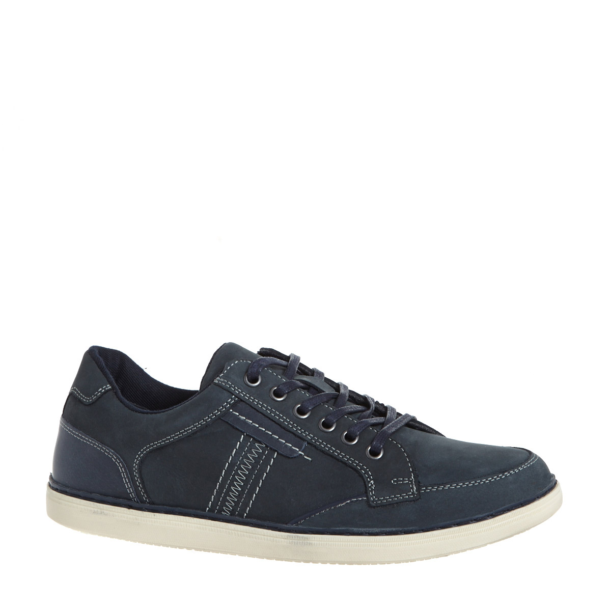 Dunnes Stores | Navy Leather Casual Shoes