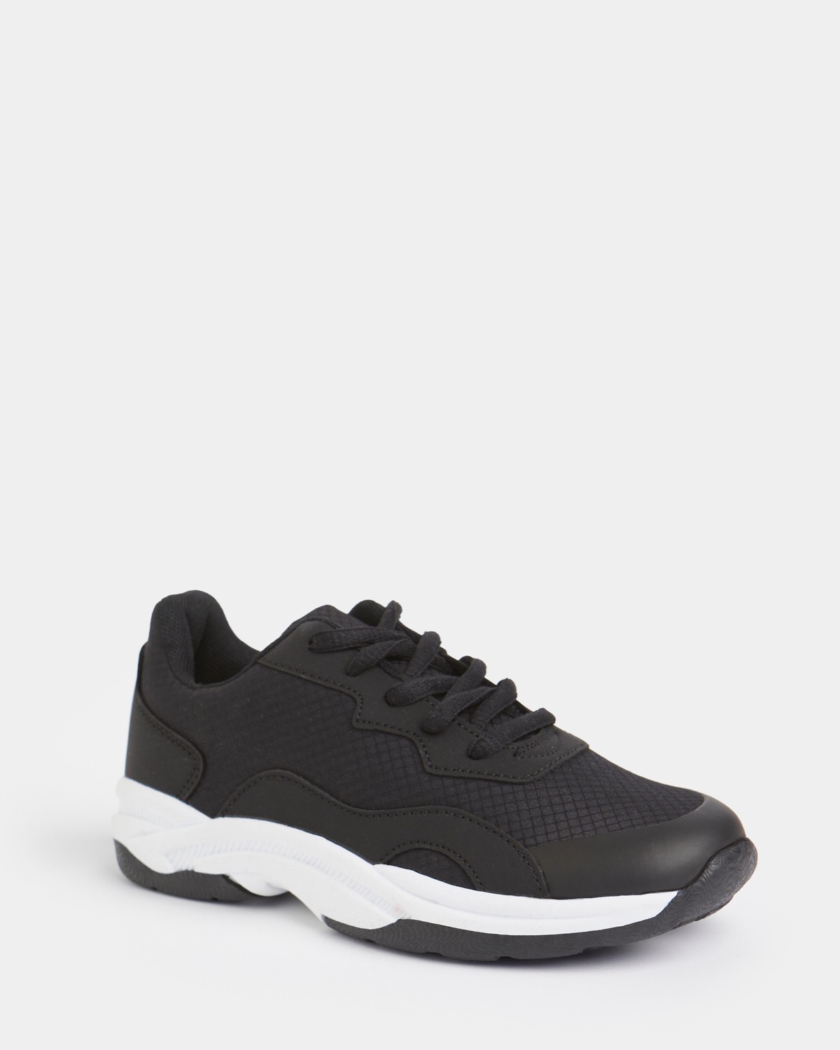 Dunnes Stores | Black Fashion Trainers (Size 8 - 5)