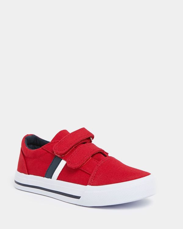 Younger Boys Strap Canvas Shoes (Size 6-13)
