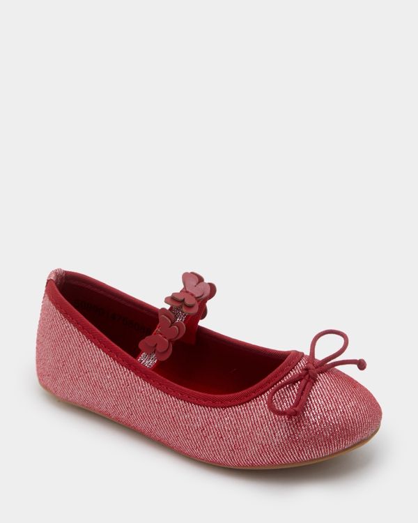 Dunnes Stores | Red Young Girls Ballerina (Size 6 Infant-3)
