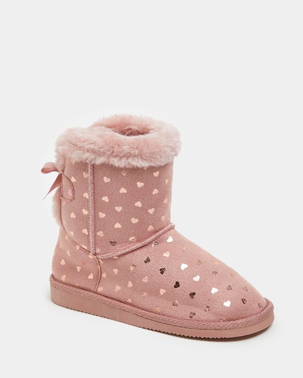 Girls Faux Fur Boot (Size 8 - 5)