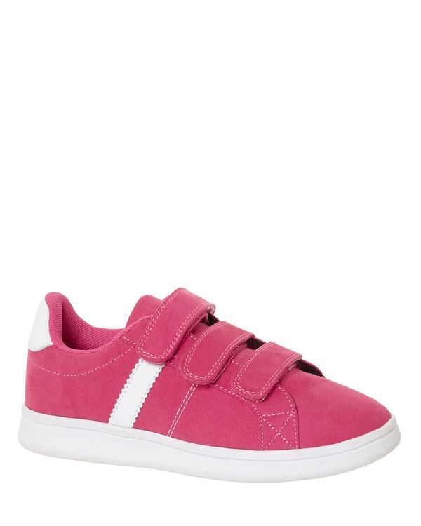 Younger Girls Suedette Strap Shoes