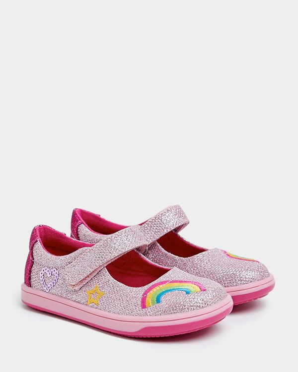 Younger Girls Sparkle Mary Jane Shoes
