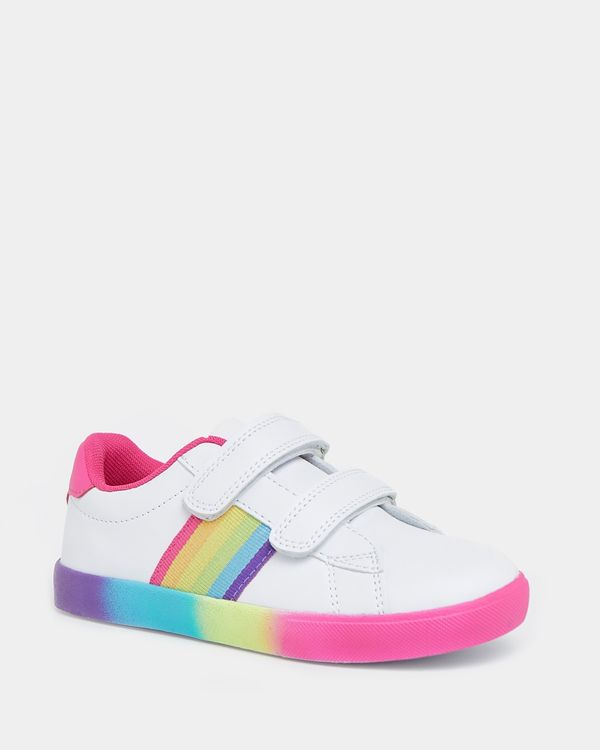 Girls Rainbow PU Shoe (Size 8-2)