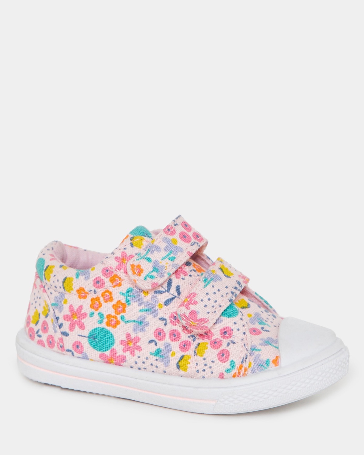 Dunnes Stores | Pink Baby Girls Strap Canvas Shoes