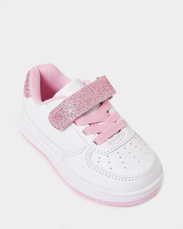 Baby Girls PU Trainer Shoe (Size 4-12)
