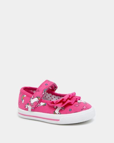 Baby Girls Mary Jane Canvas Shoes (Size 4-13) thumbnail