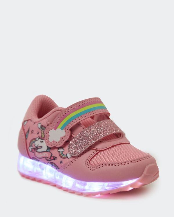 Baby Girls Light Up Trainer (Size 4-8)