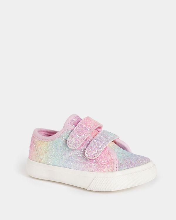 Ombre Glitter Shoe (Size 4 Infant - 8)
